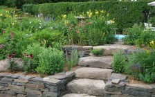 Raised bed garden near Woodstock, NY