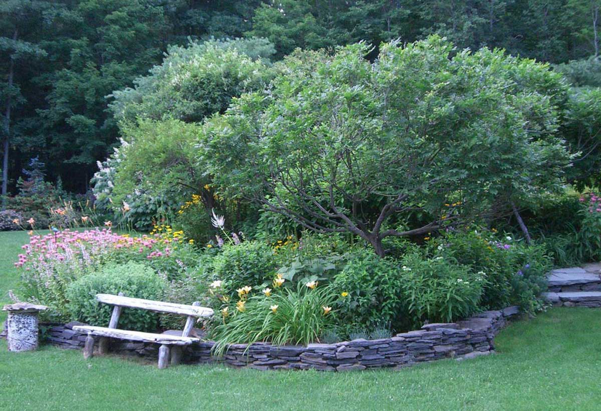 A Landscaped Garden in Bearsville NY
